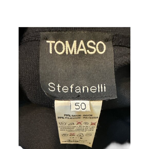 Tomaso Stefanelli Jacket & Skirt Abstract Size 50 Rayon/Poly Made In Italy EUC - Picture 4 of 7